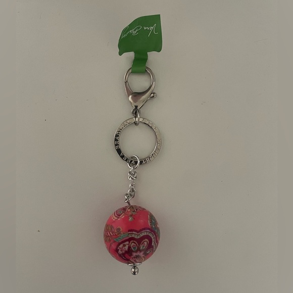 Vera Bradley Accessories - NWT Vera Bradley Have a Ball Keychain, “Call Me Coral”
